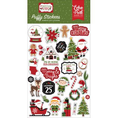 Echo Park Christmas Magic - Puffy Stickers